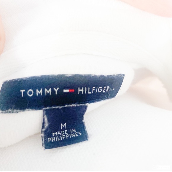 White Tommy Hilfiger Women’s zip up hoodie - Picture 4 of 4